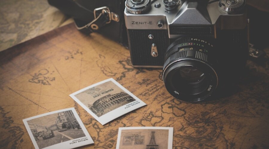 Mapa, fotografir a fotoaparát