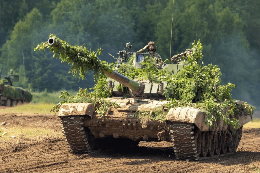tank na akci BAHNA