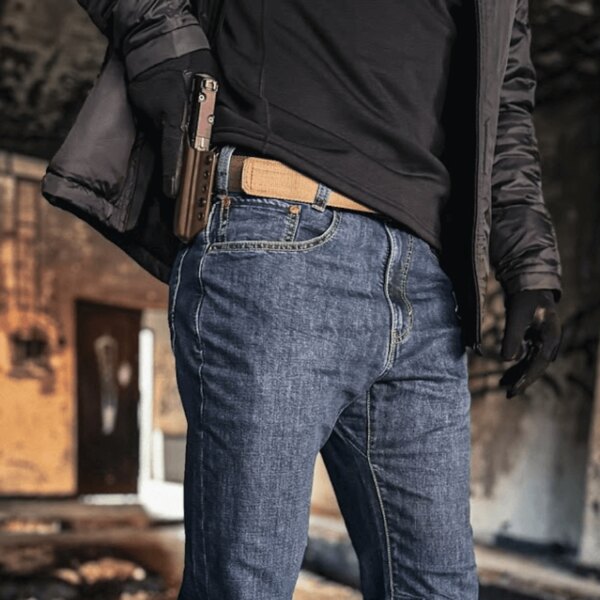 Kalhoty Defiance Jeans Vertx®, OWB pouzdro, concealed carry. Foto: Rigad