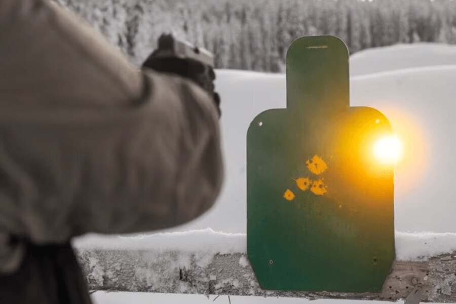 LED Flasher GOAST signalizující zásah při střelbě