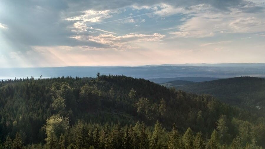 Výhled z rozhledny Krudum