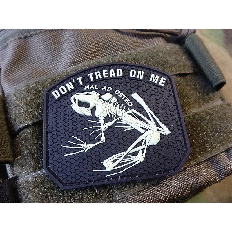 Nášivka Don't Tread On Me Frog JTG® – Luminiscenční