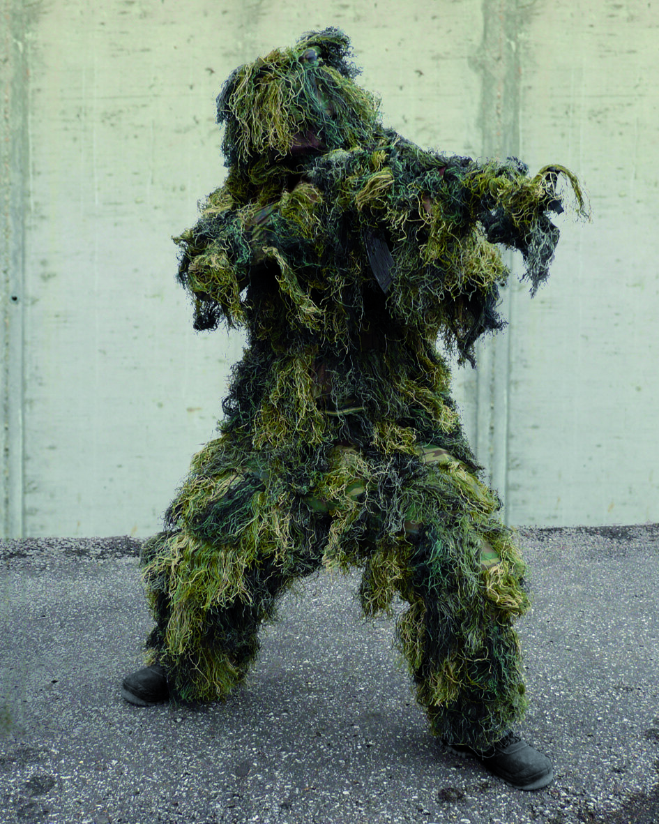 Maskovací oblek „Hejkal“ Ghillie Suit 4-dílný ANTI FIRE Mil-Tec® – US woodland (Barva: US woodland, Velikost: XL - XXL)