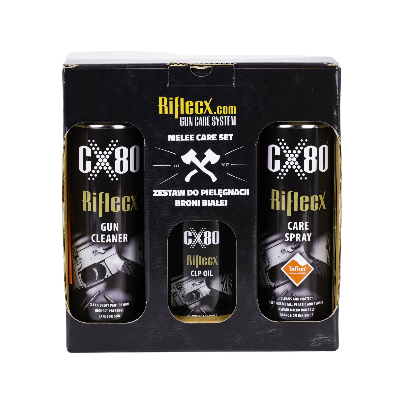 Sada čištění MELEE pro nože, multitool, sekery Riflecx®