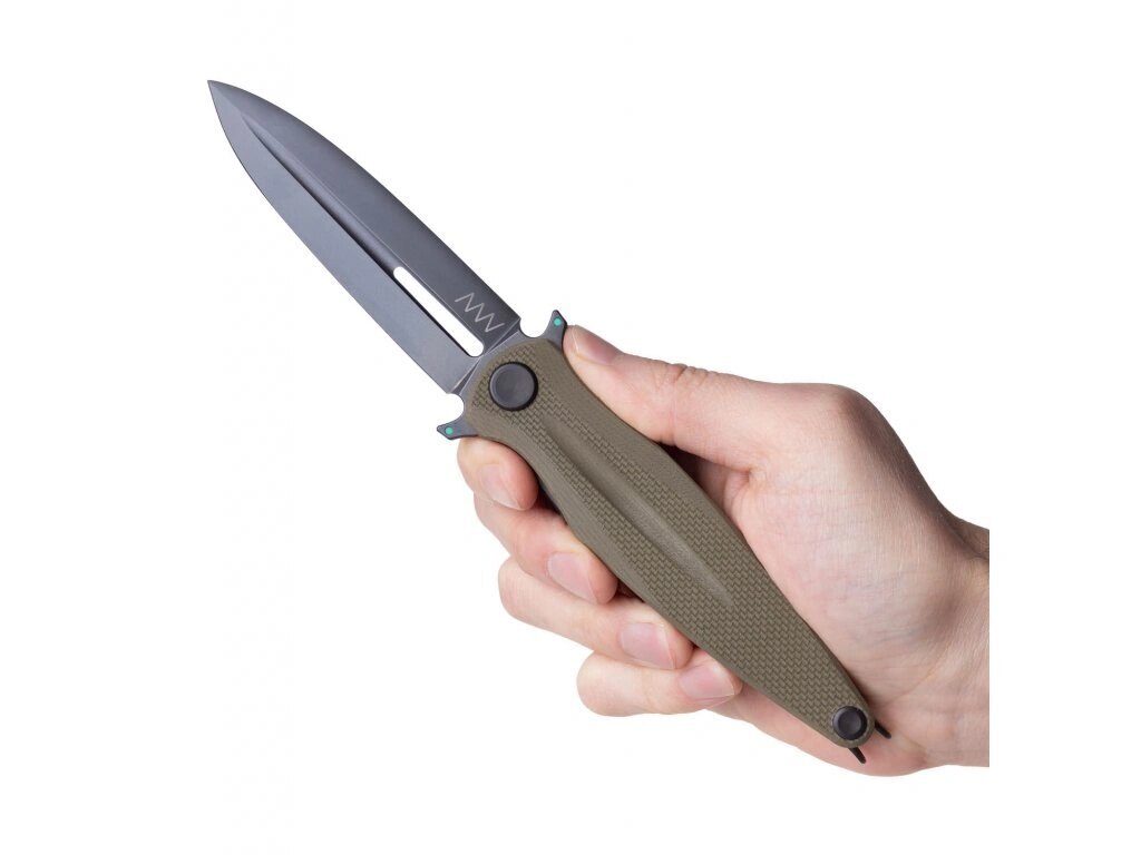 Zavírací nůž Z400 BB G10 Liner Lock ANV® – Černá čepel - DLC, Olive Drab (Barva: Olive Drab, Varianta: Černá čepel - DLC)