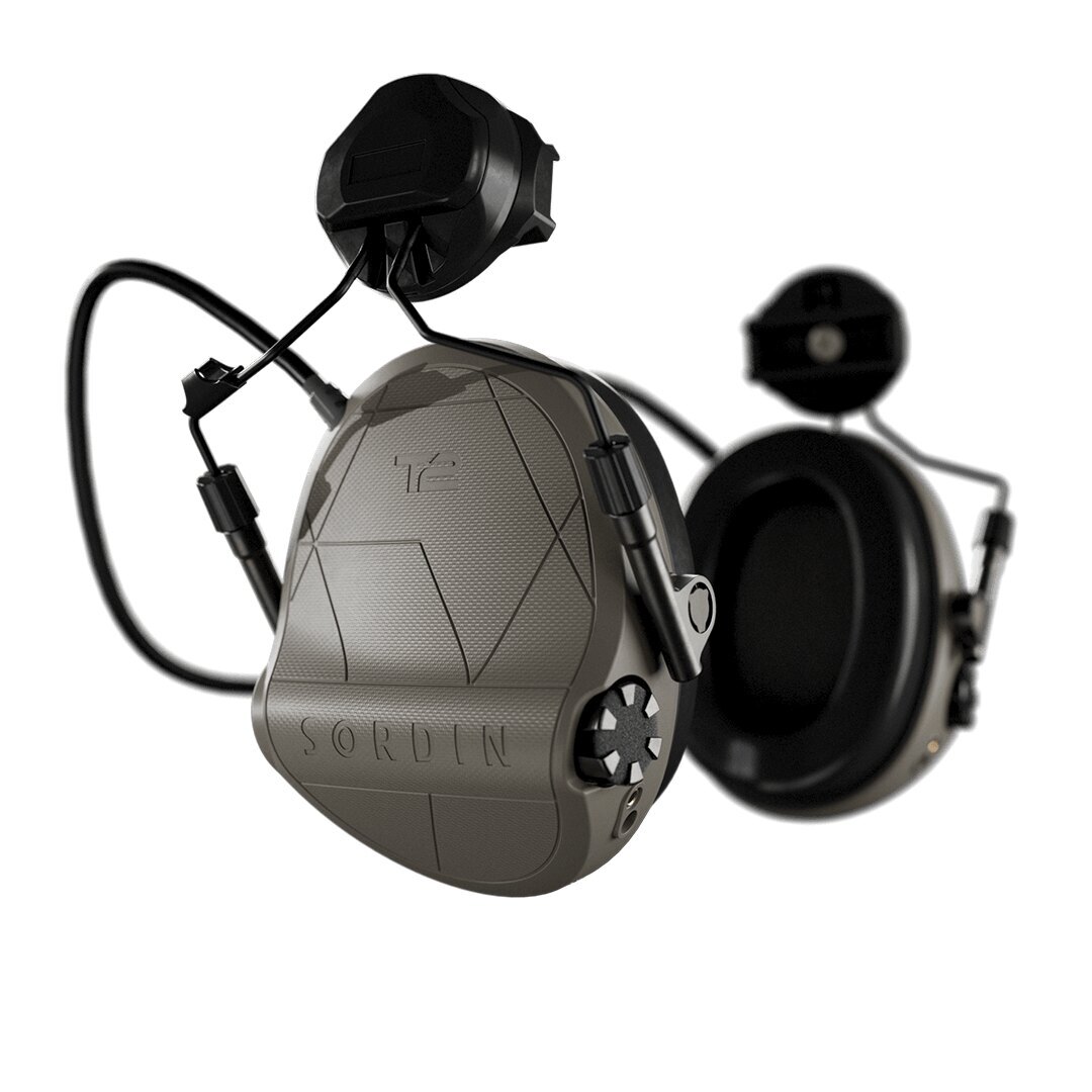 Elektronická sluchátka Supreme T2 ARC Rails Sordin® – Tan