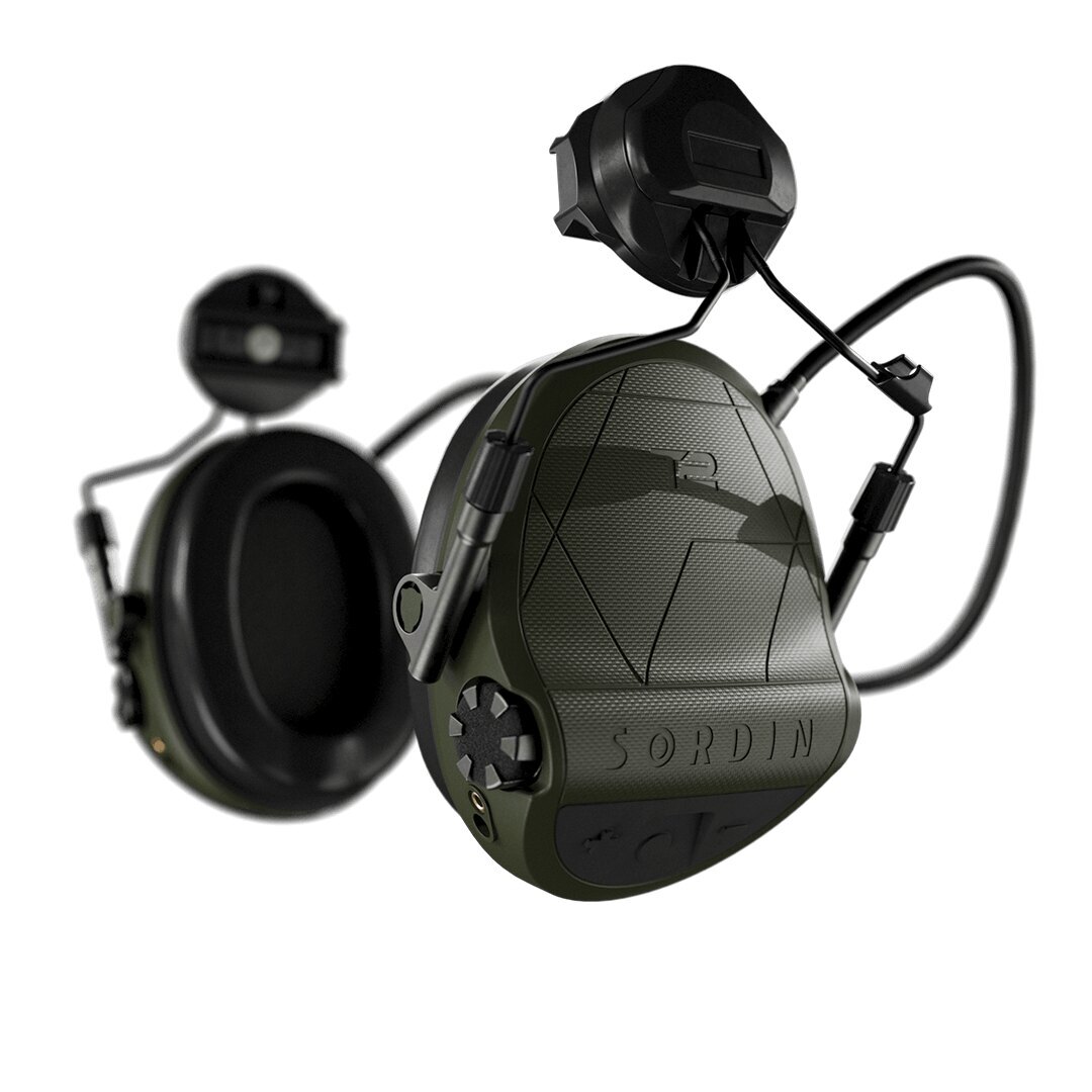 Elektronická sluchátka Supreme T2 ARC Rails Sordin® – Green