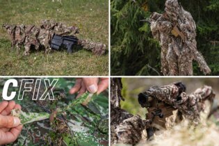 3dílný maskovací kryt Rifle Camo Ghosthood® IRR