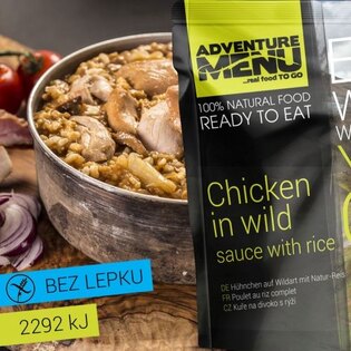 Adventure Menu® - Kuře na divoko s rýží 400 g