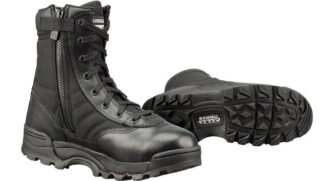 Boty Classic 9“ EN ORIGINAL S.W.A.T.® se zipem - černé