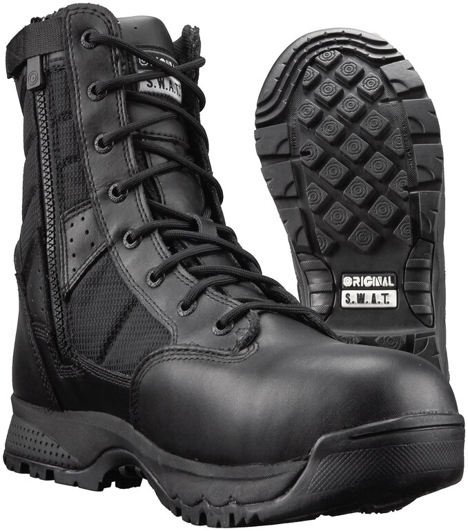 Boty Metro Safety 9'' EN ORIGINAL S.W.A.T.® se zipem - černé