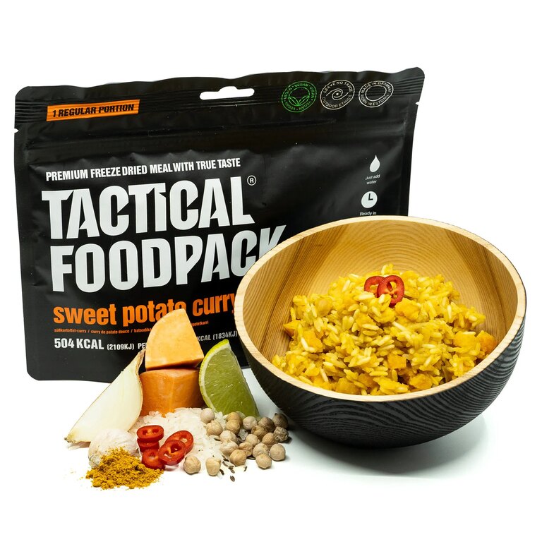 Dehydrované jídlo Batátové kari Tactical Foodpack®
