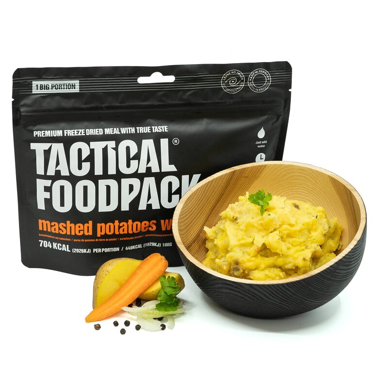 Dehydrované jídlo Bramborová kaše s kuřecím masem Tactical Foodpack®
