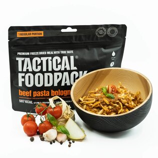 Dehydrované jídlo Hovězí těstoviny Bolognese Tactical Foodpack®