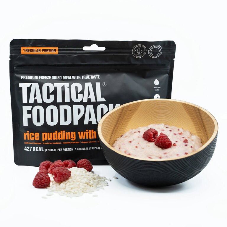 Dehydrované jídlo Rýžový pudink s malinami Tactical Foodpack®
