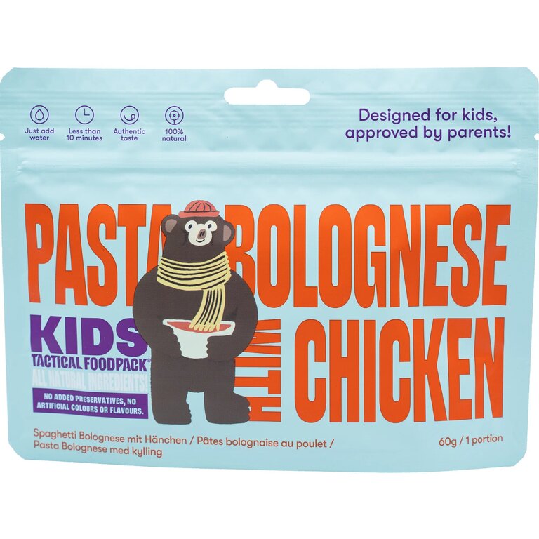 Dětské dehydrované jídlo Bolognese s kuřecím masem Tactical Foodpack®