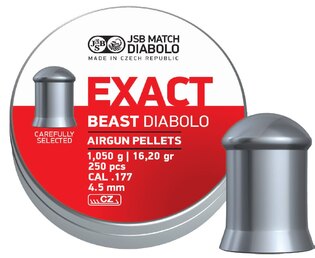 Diabolky Exact Beast 4.52 mm JSB® / 250 ks
