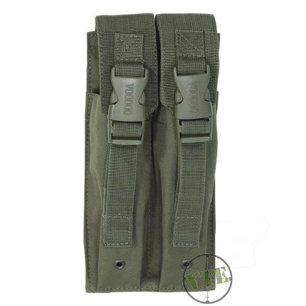 Dvojité pouzdro MP5 Mag Pouch Voodoo Tactical - zelené