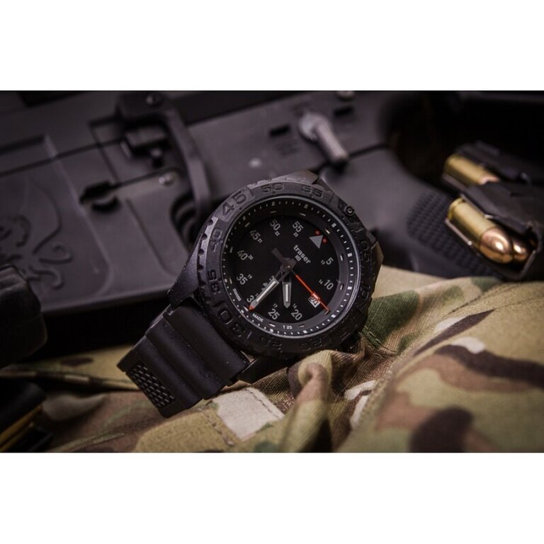 Hodinky Traser® T-7.6 - H3 SPECIAL GERMAN EDITION WY6 s páskem Natostrap - černé