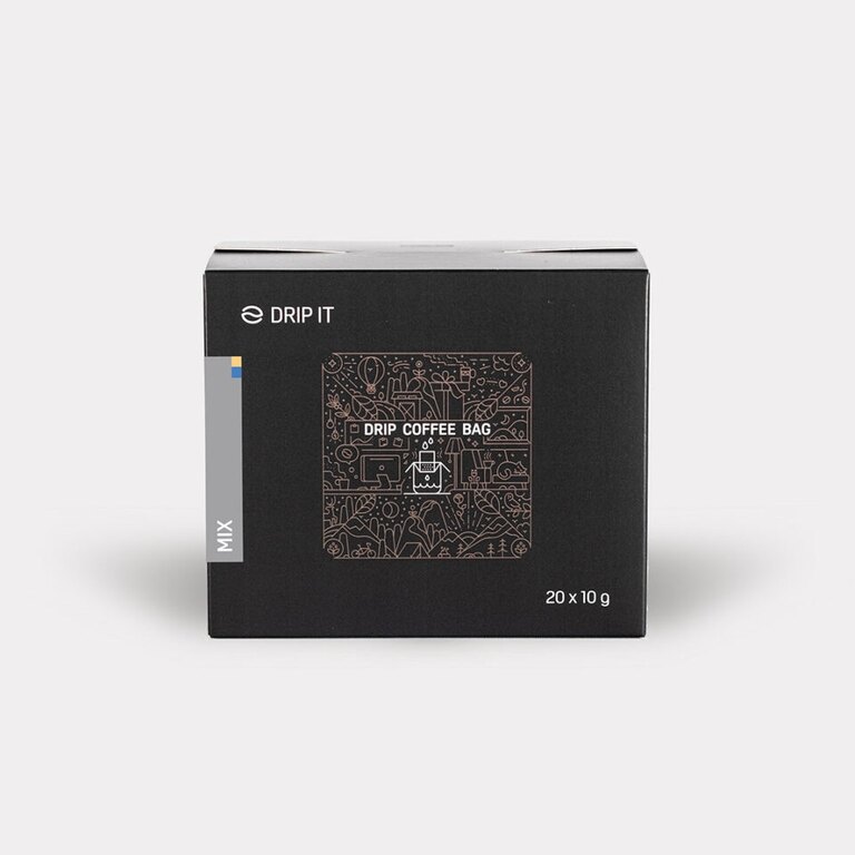 Káva ve filtru Brazil / Nicaragua Drip it®, 20 ks