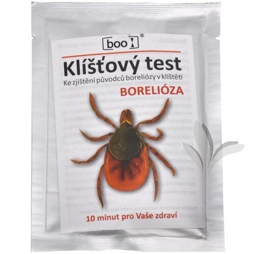 Klíšťový test - ke zjištění původců boreliózy v klíštěti