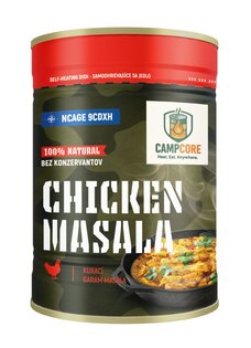 Konzerva Chicken Masala CampCore® / samoohřev