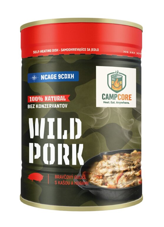 Konzerva Wild Pork CampCore® / samoohřev