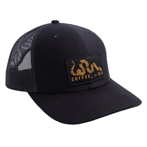 Kšiltovka BRCC® Coffee or Die Patch Trucker Hat - černá
