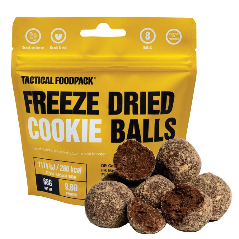 Lyofilizované kuličky Cookie Balls Tactical Foodpack®