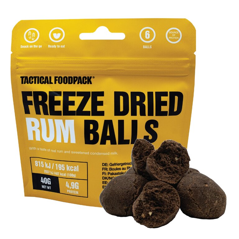 Lyofilizované rumové kuličky Tactical Foodpack® 