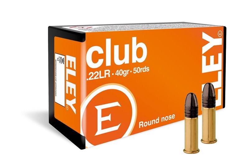 Náboje Club Eley® / .22 LR / 40 grs / 50 ks