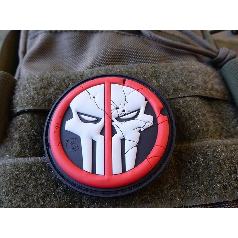 Nášivka DeathPool Skull JTG® - barevná