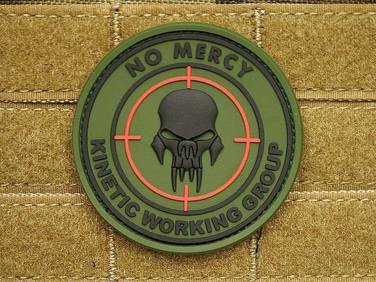 Nášivka JTG No Mercy - Kinetic Working Group - Forest