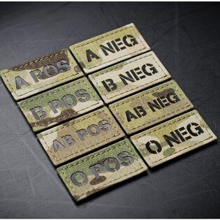 Nášivka krevní skupina AČR IR Combat Systems®