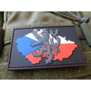 Nášivka mapa ČR se lvem JTG® - barevná