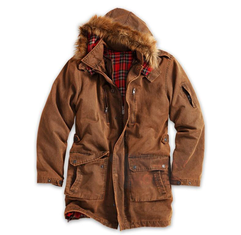 Nepromokavá bunda - parka SURPLUS® Xylontum Giant - gold-světle hnědá