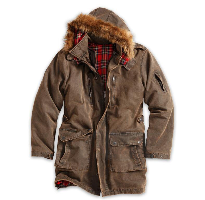 Nepromokavá bunda - parka SURPLUS® Xylontum Giant - hnědá