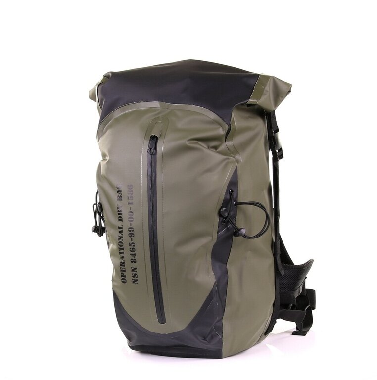 Nepromokavý batoh OPERATIONAL FOSTEX® velký - zelený-oliv