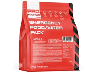 Nouzová potravinová dávka Emergency Food / Water Pro Ration®, MENU I