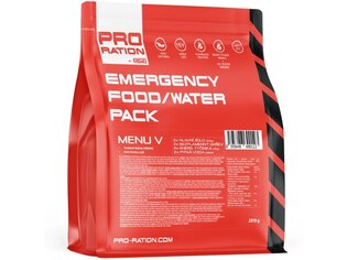 Nouzová potravinová dávka Emergency Food / Water Pro Ration®, MENU V