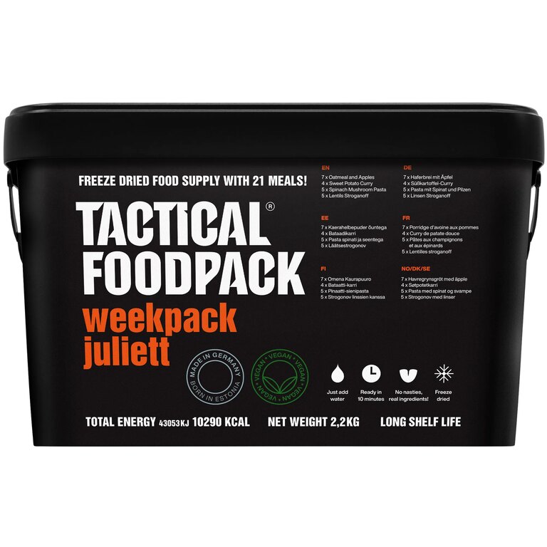 Nouzové balení potravin Weekpack Juliett Tactical Foodpack®