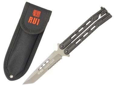 Nůž “motýlek“ RUI® 36215 Tanto Point - černý