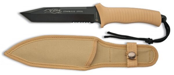 Nůž s pevnou čepelí ALBAINOX® 31859 Duna - coyote