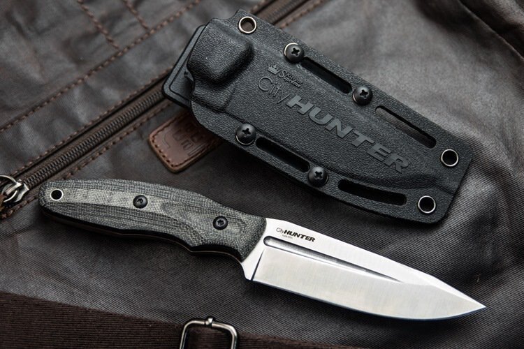 Nůž s pevnou čepelí KIZLYAR SUPREME® CityHunter Bohler M390 - Satin