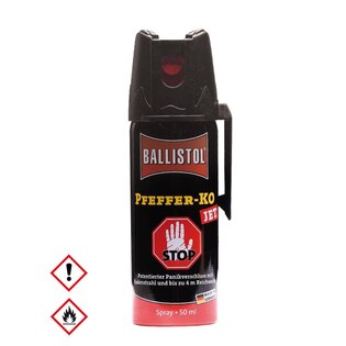 Obranný pepřový sprej Klever® KO JET 50 ml