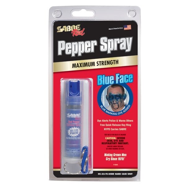 Obranný pepřový sprej SABRE RED® Blue Face s barvivem