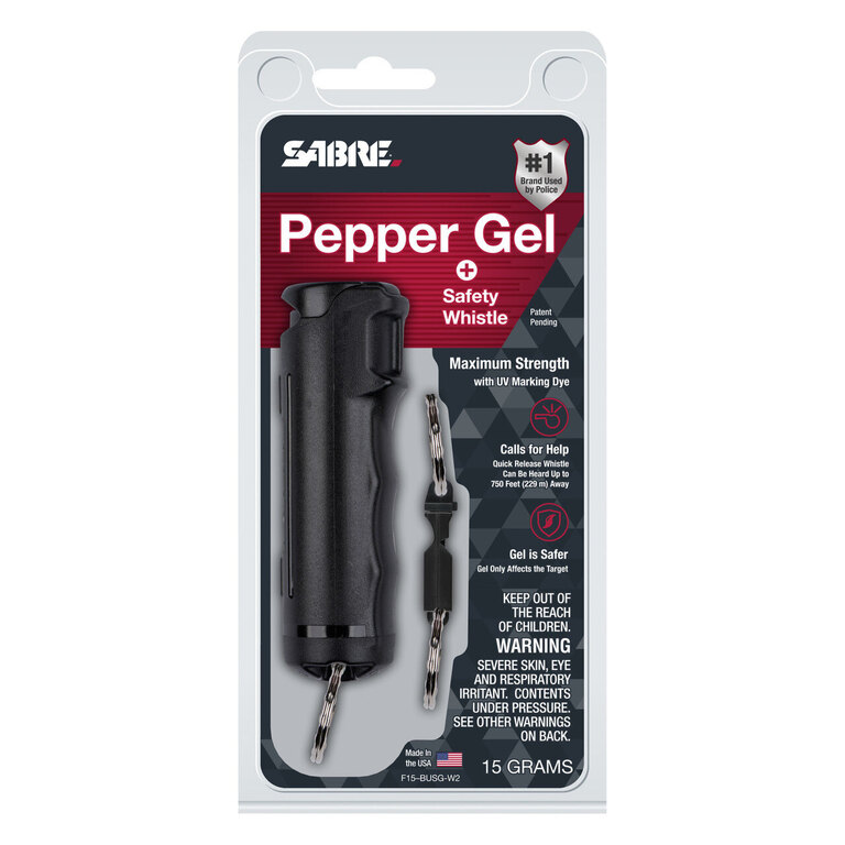 Obranný sprej Pepper Gel / píšťalka 2v1 Sabre Red®