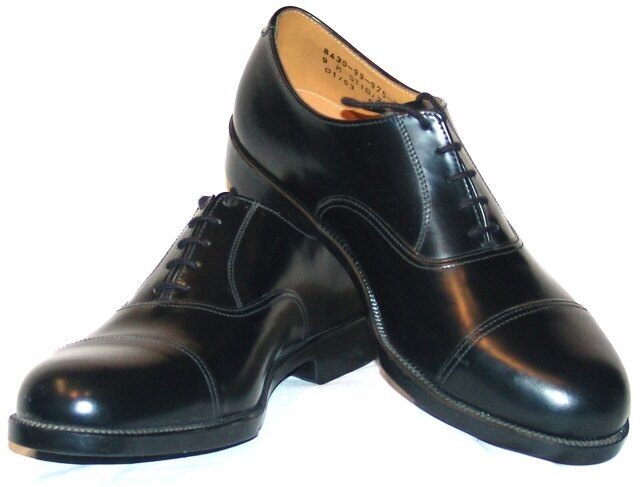 Pánské boty “lakýrky“ RAF Parade Shoes originál britské armády nové