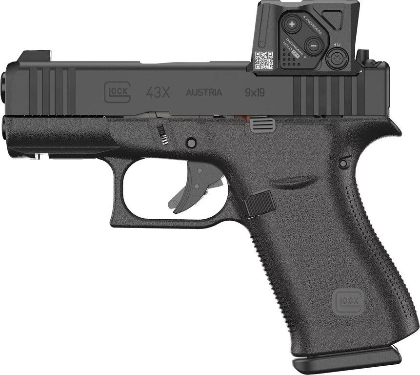 Pistole Glock 43X A-CUT™ / Aimpoint COA™ / ráže 9×19