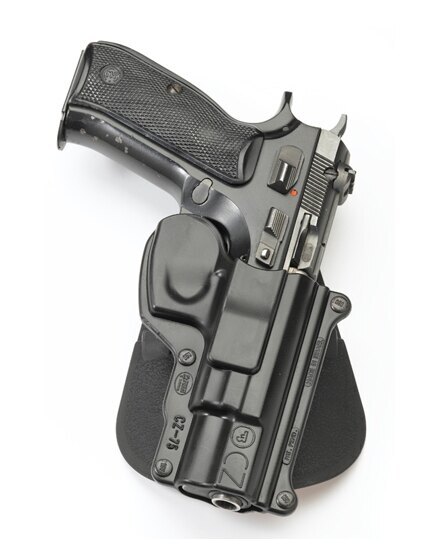 Pistolové pouzdro FOBUS® CZ-75 EX stehenní s pádlem na pistoli CZ 75 - 85